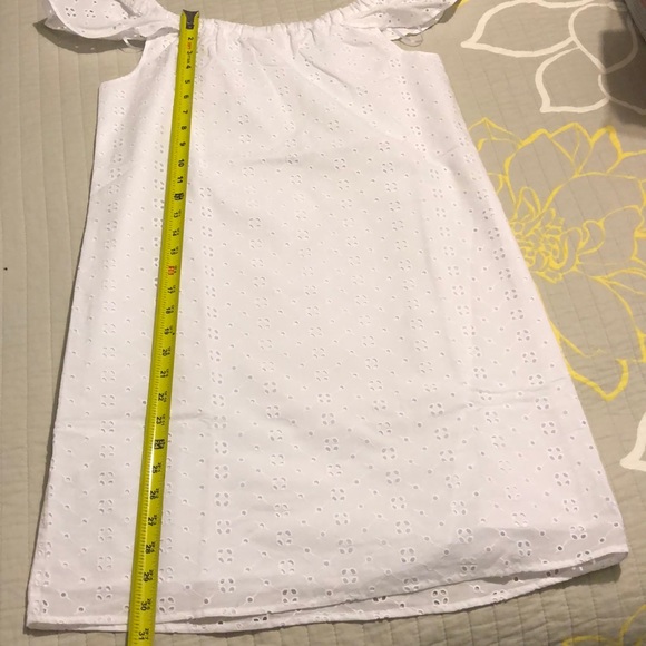 J.Crew Eyelet off-the-shoulder dress👗 - Picture 6 of 7